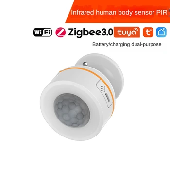 Умный Датчик движения Присутствия человека Zigbee 3.0 Smart Life App Контролирует Домашнюю Безопасность И Автоматически Использует Tuya Human Sensor Durable