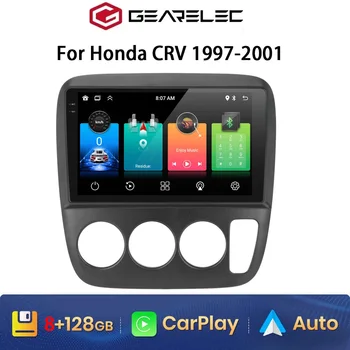 9-дюймовый Автомобильный Радиоприемник для Honda CRV 1997-2001 GPS Навигация CarPlay Andriod Auto Android 12 ASP Bluetooth WiFi эквалайзер RDS FM