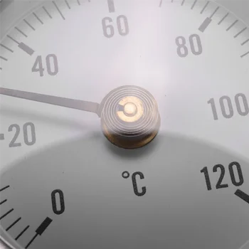 -Термометр W50A для горячей воды, Биметаллический датчик температуры на поверхности трубы из нержавеющей стали с зажимом