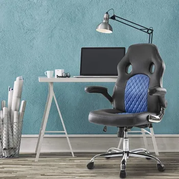 Эргономичное кресло для офиса, синее компьютерное кресло, игровое кресло, стулья для геймеров, мебель