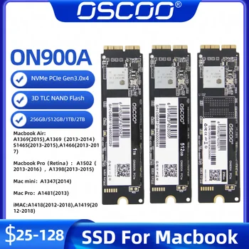 OSCOO NVMe SSD для Macbook PCIe3.0x4 Внутренний твердотельный накопитель 256 ГБ 512 ГБ 1 ТБ М2 SSD для 2013 2015 A1502 A1398 SSD для ноутбука