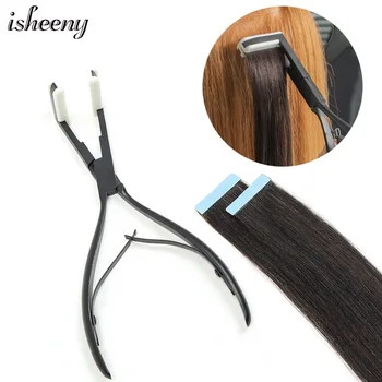 Плоскогубцы для наращивания волос Isheeny Pro, многофункциональные инструменты для волос из нержавеющей стали, эргономичный дизайн, форма колоды 4,5 см