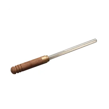 Шестигранный напильник для гитары 3 в 1, 3 размера, инструмент для ремонта и шлифования напильников для музыкальных инструментов-деревянная ручка