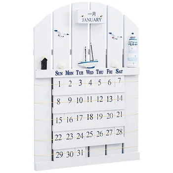 Настенный календарь в стиле спальни с напоминанием о дате Самодельное офисное украшение для дома Mtg Edh