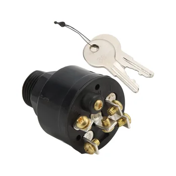 Выключатель зажигания, 3-позиционный ключ зажигания 87-88107 для большинства подвесных двигателей