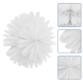 Бумажный абажур, цветочная люстра, Подвесной абажур IQ, Подвесная потолочная подвесная люстра, абажур для праздничного белого