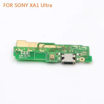 10ШТ USB Зарядный Микрофон Плата Порта Микрофона Для Sony Xperia XA1 Ultra G3221 G3212 G3223 G3226 Разъем Док-станции зарядное Устройство Гибкий Кабель