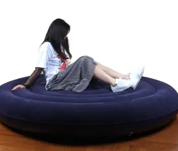 Многоцелевая секс-круглая надувная кровать для взрослых, массажный флирт, водонепроницаемый матрас
