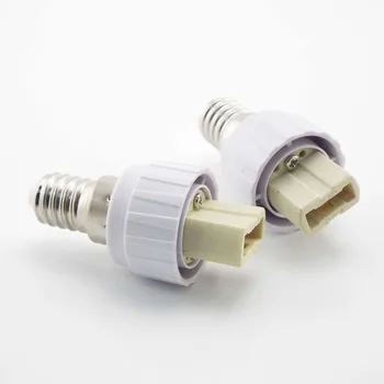 Преобразователь держателя лампы E14 в G9 переменного тока 220 В 110 В, розетка e14 g9, адаптер для основания лампы, преобразование светодиодов 2шт/5шт