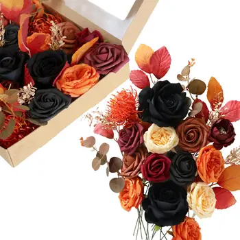 Набор искусственных цветов в коробке DIY Шелковые цветы для дома на Хэллоуин