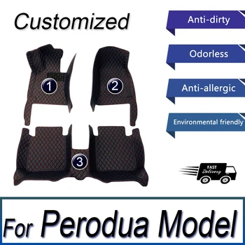 Автомобильные коврики для автомобильных аксессуаров Perodua Bezza Kelisa Alza 2022 2023