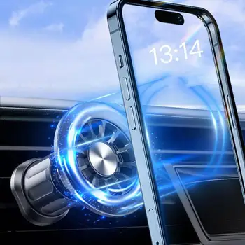 Магнитный держатель мобильного телефона, автомобильный держатель телефона, беспроводное зарядное устройство для iPhone 14 13 12 Pro Max, быстрая зарядка, автомобильный держатель зарядного устройства