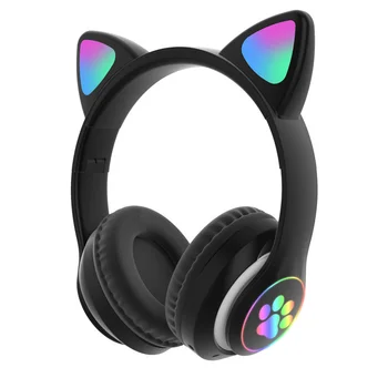 Светящаяся Bluetooth-гарнитура cat ear headset