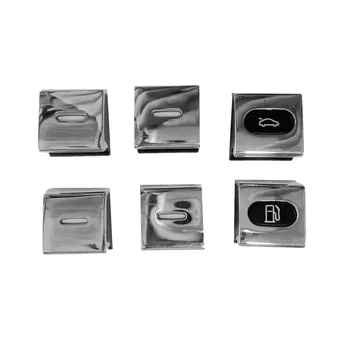 1 комплект, кнопка включения окна автомобиля, газовый дверной выключатель, накладка для Bentley Continental GT 2004-2017, стеклоподъемник с электроприводом, хром