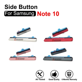 Боковая кнопка для Samsung GALAXY Note 10 Включение-выключение Кнопки регулировки громкости Ремонт запасных частей