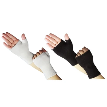 Перчатки без пальцев, Компрессионные перчатки, спортивный бандаж для поддержки запястья