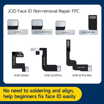 Гибкий Кабель JC JCID V1SE С точечной матрицей Для iPhone X XS 11 12 Точечный Проектор Для Чтения И Записи Без Удаления И Пайки Face ID ремонтный Кабель