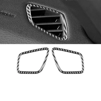 Для BMW с 2009 по 2017 год Z4 E89 полоса из углеродного волокна Инструмент Вентиляционное отверстие Декоративная наклейка Часть модификации интерьера