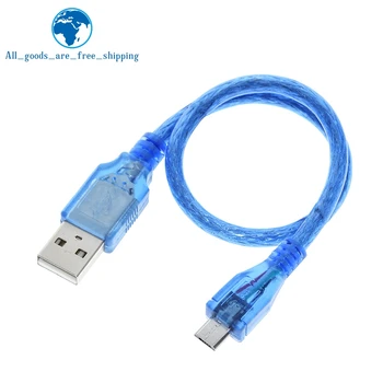 USB-кабель TZT 30 см 1,64 фута для Leonardo/Pro micro/DUE высокого качества A type Micro USB 0,3 м для Arduino