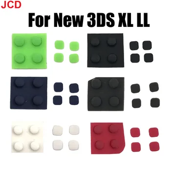 JCD Для Новой Консоли 3DS XL Передний Задний Винт Резиновые Ножки Крышки Верхние Винты для ЖК-экрана Крышка Замена Резины Для Нового 3DS LL