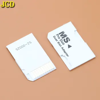 JCD 1шт Новый Двойной 2 Слота Micro для SD SDHC TF на Карту памяти MS Card Pro Duo Reader Адаптер Для PSP Адаптер Конвертер