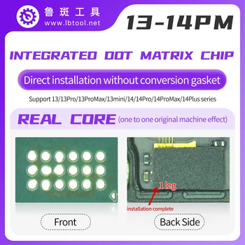 Luban Интегрировал Новый точечный проектор с чипом Face Lattice IC для iPhone 11 12 13 14 15 Pro Max Face ID Repair IC