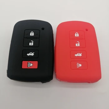 брелок для ключей на 4 кнопки toyota Camry Corolla rav4, брелки для ключей, автомобильные аксессуары, фурнитура, чехол для ключей для автомобиля