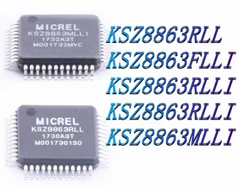 KSZ8863RLL KSZ8863FLLI KSZ8863RLLI KSZ8863RLLI KSZ8863MLLI Комплект поставки: LQFP-48 Новая оригинальная аутентичная микросхема Ethernet IC