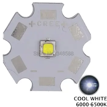 10шт Cree Single-die XP-G2 XPG2 Холодный белый 6000-6500 К 5 Вт Высокомощный светодиодный излучающий диод на печатной плате 8 мм/12 мм/14 мм/16 мм/20 мм