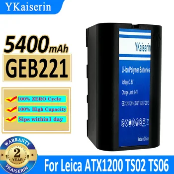 5400 мАч YKaiserin Батарея GEB221 Для Leica ATX1200 TS02 TS06 TS09 TPS1200 Тахеометр Bateria