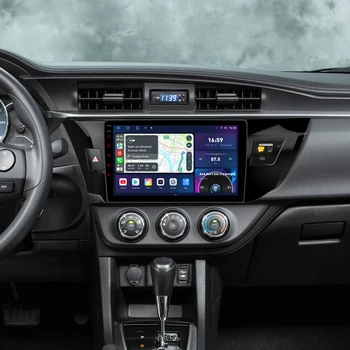 Android 2K 8Core 8G + 256G QLED 2000*1200 Автомагнитола для Toyota Corolla Auris E170 Levin 2012 2014 2015 2016 GPS Навигация CarPlay