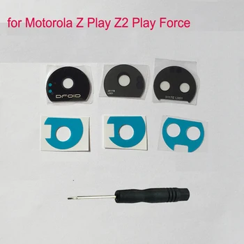Оригинал Для Motorola Moto Z Play Z2 Play Z2 Force E4 Plus X4 Корпус Мобильного Телефона Задняя Камера Стеклянная Защитная Крышка Объектива + Инструмент