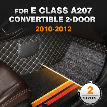 Автомобильные коврики для BENZ E class Convertible A207 2010 2011 2012, изготовленные на заказ автоматические накладки для ног, автомобильный ковер для интерьера