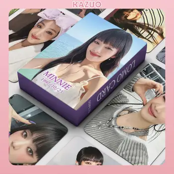 KAZUO 55 шт. (G) I-DLE Альбом MINNIE Lomo Card Kpop Фотокарточки Серия открыток