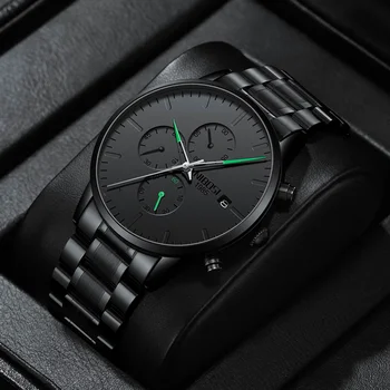 Мужские часы NIBOSI, аналоговые минималистичные часы для мужчин, деловой хронограф, военные повседневные наручные часы с датой Relogio Masculino