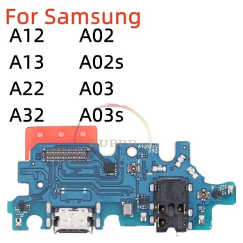 Новое USB Зарядное Устройство Зарядная Плата Док-порт Разъем Гибкий Кабель Для Samsung Galaxy A12 A02 A03S A03 Core A13 A22 A32 A52 A72 4G 5G