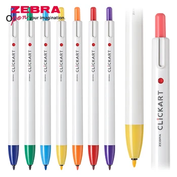 1шт Японская Ручка для Акварели ZEBRA Clickart Push-типа WYSS22 С Защитой от ореола, Окрашивающая Студенческую Ручную Роспись, Цветная Ручка с Защитой от сухого Крючка