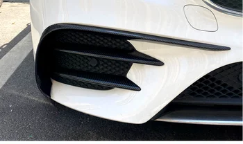 Накладка для бровей переднего бампера автомобиля передних противотуманных фар Mercedes E-Class w213 E200 E260 E300 AMG 2016 2017 2018 2019 2020