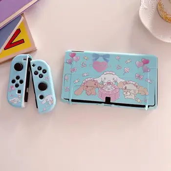 Защитный Чехол Nintendo Switch Oled/ns Kawaii Sanrioed Cinnamoroll Anime Cute Ins Comfortable Soft Shell Gift Girl Festival