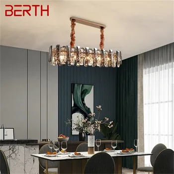 Подвесной светильник из хрусталя в стиле постмодерн, роскошные светодиодные лампы, Декоративное приспособление для домашней Гостиной