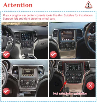 8 + 256 ГБ Для Jeep Grand Cherokee 2014-2020 Android Автомобильный Мультимедийный Авторадио Видеоплеер GPS Навигация Головное Устройство Carplay WIFI