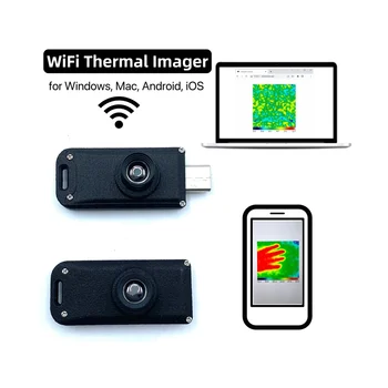 Мини-WIFI тепловизор с термоэлементом 32X32 пикселя, инфракрасный модуль измерения температуры, женский порт