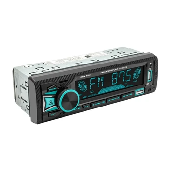 2024 Новое Беспроводное Автомобильное радио MP3-плеер 1 Din Bluetooth-совместимый Мультимедийный-AUX USB FM-плеер 12V Стерео-Аудио Автоэлектроника