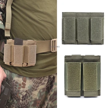 Тактические Подсумки Для Магазинов Пейнтбольная Стрельба Военная Игра Molle Mag Case Airsoft Mag Bag для Glock M1911 92F PPQ M2 9mm VP9