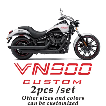 Новый Мотоцикл Наклейка Топливного Бака Велосипеда Колесный Шлем MOTO Водонепроницаемый Светоотражающий Логотип Для KAWASAKI VN900 vn900 CUSTOM