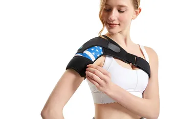 Ортопедический бандаж для поддержки плеча из неопрена хорошего качества с регулируемой защитой плеча для фитнеса