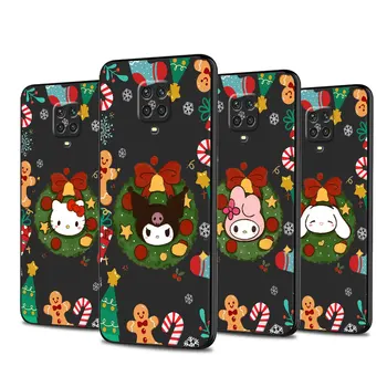 Силиконовый Чехол для Телефона sanrio в Рождественской Тематике Xiaomi Redmi Note 10 Pro 12 8T 9 9T 8 7 10S 12S 11S 9S 11 Pro 10 Cover Coque