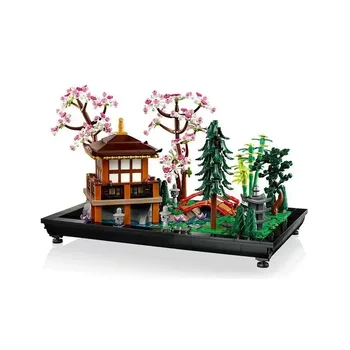 Zen Garden Creative Expert Серия Строительных Блоков Игрушка 10315 Спокойный Сад 1363шт для Взрослых Унисекс Головоломка В Сборе Игрушка Подарок