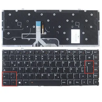 Германия Клавиатура для ноутбука с подсветкой Lenovo Ideapad Yoga 2 Pro 13 
