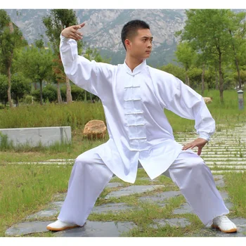 Традиционная Китайская Униформа Тайцзи Кунг-Фу Для Взрослых Утренняя Зарядка Одежда Для Ушу Дети Взрослые Боевые Искусства Вин Чун Костюм